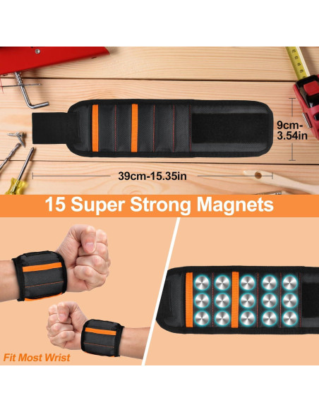 Pulsera Magnética para Herramientas Tmacker - Nylon Premium