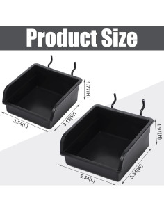 Kit de 12 Contenedores para Tablero de Clavijas Roowest 2