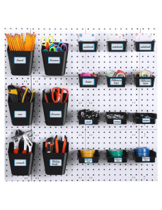 Set de Organizadores de Pared Uiifan 18 Piezas para Tablero de Clavos