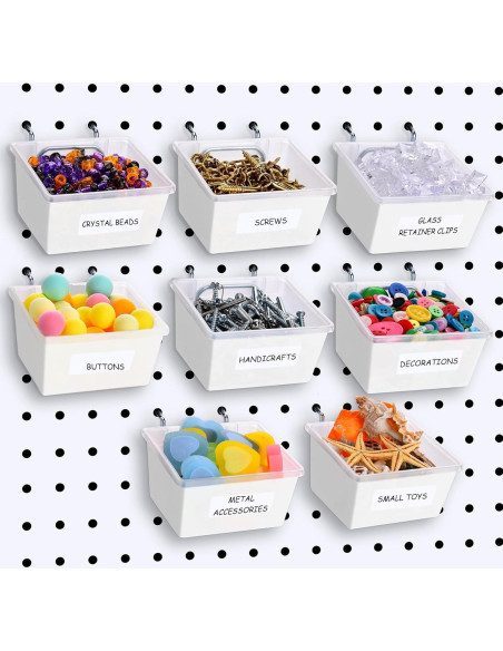 Cestas para Tablero Perforado Patelai - 8 Piezas, Organizador