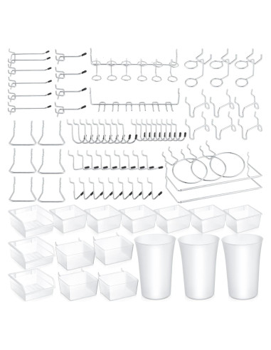 Kit Organizador de Ganchos y Contenedores Zubebe 106 Pcs