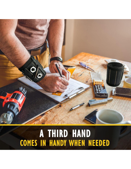 Correa de Muñeca Magnética SLTG2020 Nylon Negro 38.1x9.9 cm