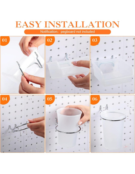 Kit Organizador de Ganchos y Contenedores Zubebe 106 Pcs Kit Organizador de Ganchos y Contenedores Zubebe 106 Pcs