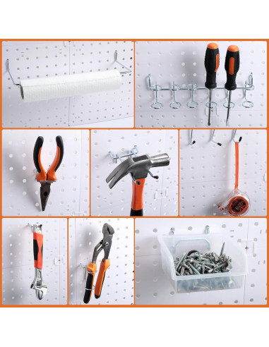 Kit Organizador de Ganchos y Contenedores Zubebe 106 Pcs