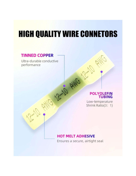 Kit 330 Conectores Termocontraíbles Impermeables SlopHaul
