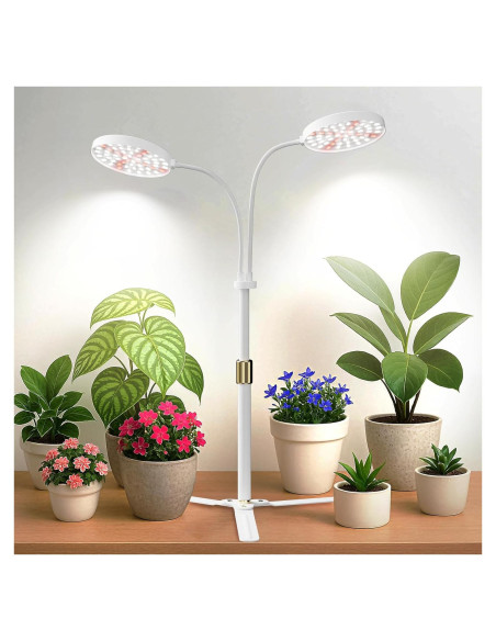 Lámpara de Crecimiento LED GYTF 122 LEDs 10W Regulable 9-40cm