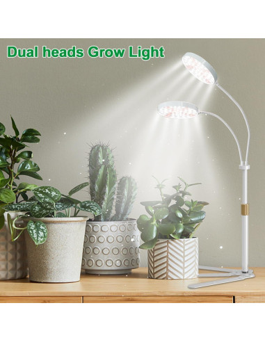 Lámpara de Crecimiento LED GYTF 122 LEDs 10W Regulable 9-40cm