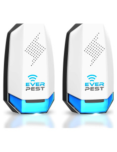 Repelente Ultrasónico de Plagas Ever Pest - 2 Unidades