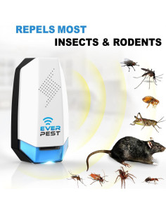 Repelente Ultrasónico de Plagas Ever Pest - 2 Unidades 2