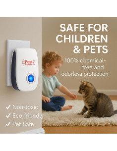 Repelente de Plagas Ultrasónico Eliminator 6 Unidades 340g 2