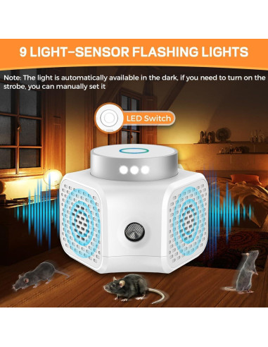 Repelente Ultrasónico de Plagas QULEM UR02 - 280g