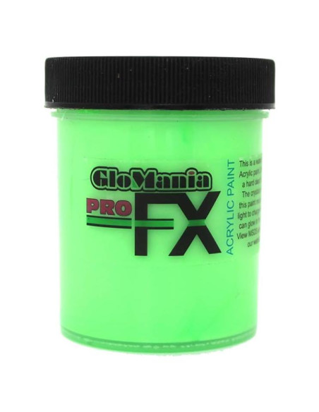Pintura Acrílica Verde Brillante Glomania 29.57 ml UV