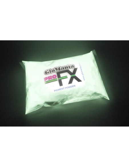 Pigmento Brillante en la Oscuridad 28g Glomania Blanco