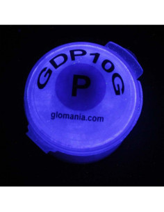 Pigmento Lila Brillante en la Oscuridad 10g Glomania 2