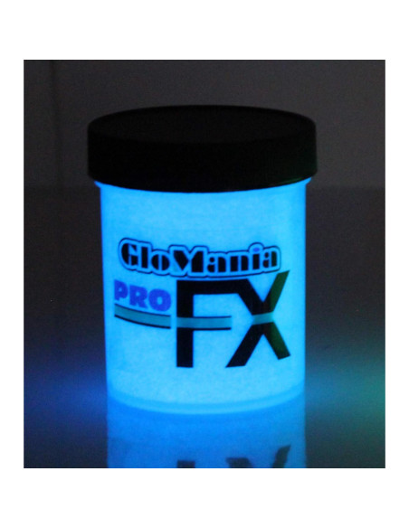 Pintura Acrílica Brillo Azul UV Glomania 2oz Neón Fluorescente Pintura Acrílica Brillo Azul UV Glomania 2oz Neón Fluorescente