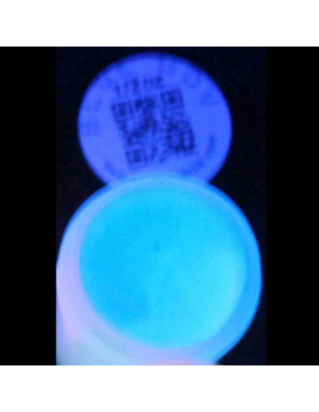 Pintura Acrílica Brillo Azul UV Glomania 2oz Neón Fluorescente Pintura Acrílica Brillo Azul UV Glomania 2oz Neón Fluorescente
