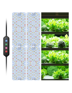Luces de Crecimiento SDOVUERC 36W Espectro Completo 4 Paneles
