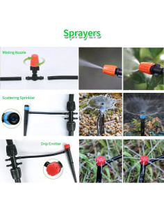 Kit de Riego por Goteo Mefape 60.96 m + 12.19 m Automático 2