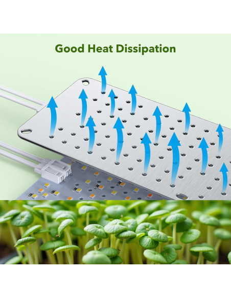 Luces de Crecimiento SDOVUERC 36W Espectro Completo 4 Paneles