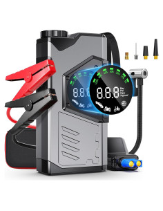 Arrancador de Coche Portátil DR.HILL K18 3000A con Compresor 150PSI