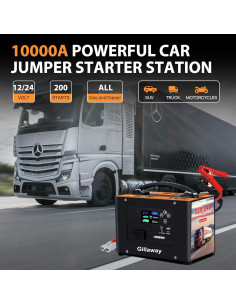 Arrancador de Coche Gillaway V10-1 10000A 24V 155Wh Portátil 2