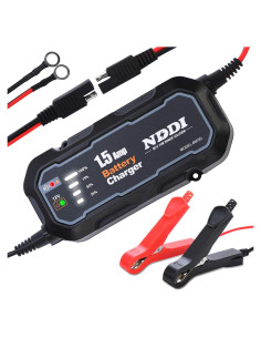Cargador de Batería Automóvil NDDI 12V 1.5A Inteligente