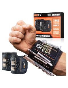 Pulsera Magnética HIEEY 2 Piezas para Sostener Tornillos