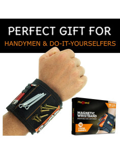 Pulsera Magnética MagBand para Tornillos y Clavos - 10 Imanes 2