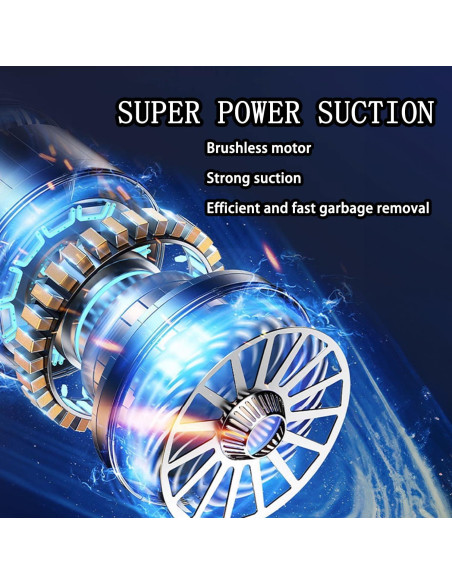 Aspiradora de Mano Inalámbrica VIRSHX BATT WXC08 120W 5 en 1