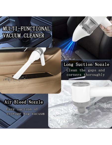 Aspiradora de Mano Inalámbrica VIRSHX BATT WXC08 120W 5 en 1