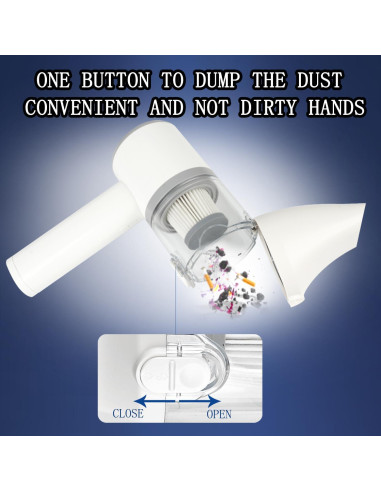 Aspiradora de Mano Inalámbrica VIRSHX BATT WXC08 120W 5 en 1