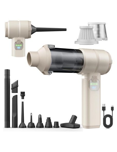 Aspiradora de Coche AIPROIN YC01 Inalámbrica 20000PA 4-en-1