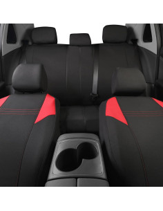 Fundas de Asiento Impermeables CAR PASS Neopreno Rojo 2