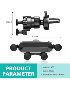 Soporte para Teléfono en Ventilación de Auto Dogary Universal 2
