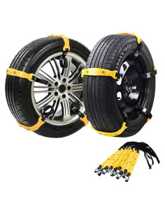 Cadenas de Nieve Antideslizantes Jeremywell 10 Piezas 185-295mm