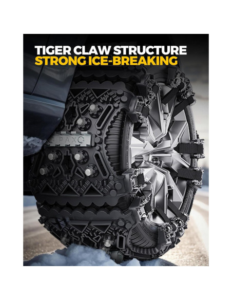 Cadenas de Nieve KYX para Neumáticos 22-28 cm - 6 Piezas