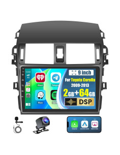 Estéreo de Coche Android Hikity 9" para Toyota Corolla 2009-2013