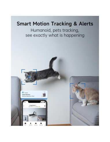 Cámara de Seguridad 2K Mysight con Pan/Tilt y AI