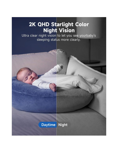 Cámara de Seguridad 2K Mysight con Pan/Tilt y AI