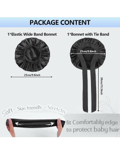 Gorro de Seda Satinada para Bebés 2 Pcs - FIRSTPELLA 2