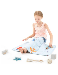 Manta con Peso HOSUKKO 0.91 kg Azul 48x53 cm Microfibra