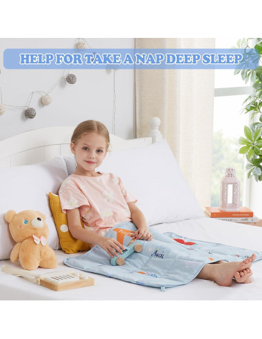 Manta con Peso HOSUKKO 0.91 kg Azul 48x53 cm Microfibra