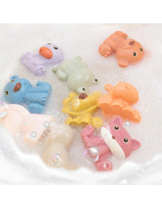 Set de Juguetes de Baño AMCHSURI 9 Animales Salvajes 2