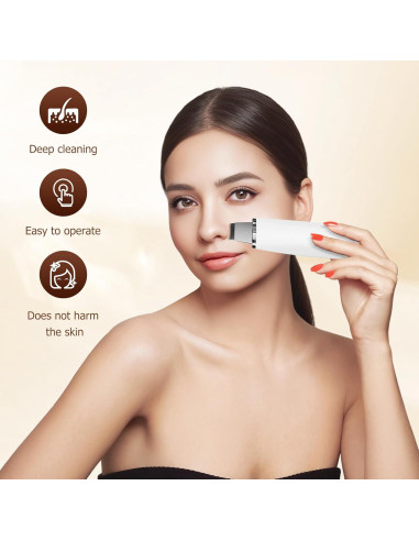 Espátula Facial Limpiadora Sawjay - 3 Modos para Piel Radiante