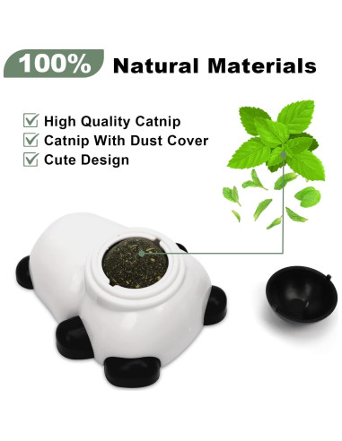 6 Pelotas de Hierba Gatera BluGun + Peine para Gato