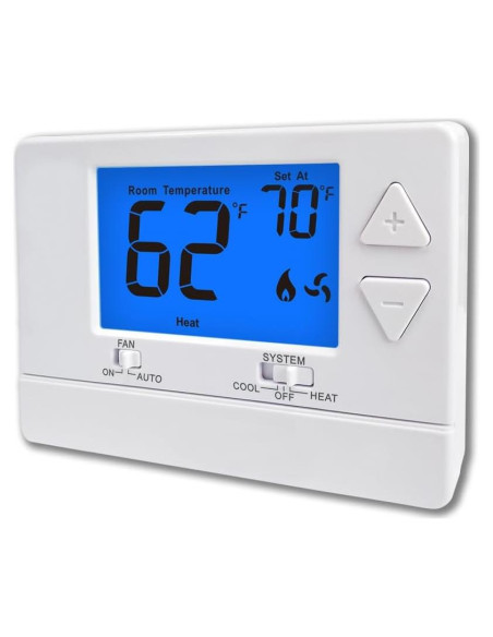 Termostato Digital No Programable Riseem S3001 Azul 24V