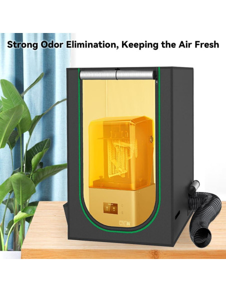 Cubierta de Impresora 3D Skouphy con Ventilación y Luz LED