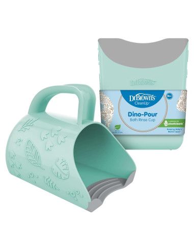 Taza de Enjuague Dino-Pour Dr. Brown 710 ml Sin Lagrimas