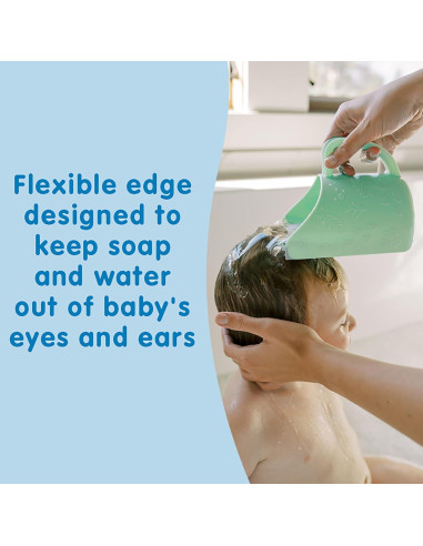 Taza de Enjuague Dino-Pour Dr. Brown 710 ml Sin Lagrimas