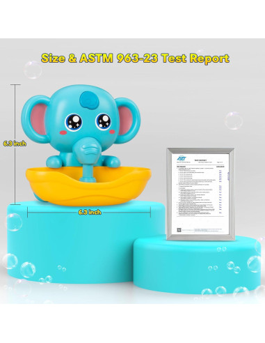 Juguete de Baño Elefante CAHILON con Burbujas y Música